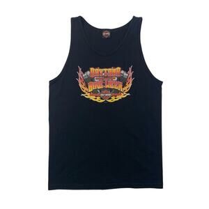 Vintage Harley Davidson Tank Top Mens L Large Daytona Bike Week Bruce Rossmeyers